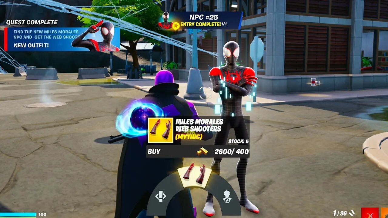 MILES MORALES ARRIVES in FORTNITE!