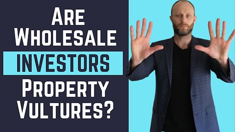 Are Wholesale Investors Property Vultures?