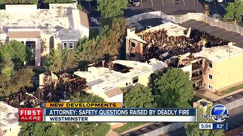 Questions being raised about deadly apartment fire in Westminster