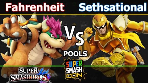 Fahrenheit (Bowser) vs. Sethsational (C. Falcon) - Wii U Singles Pools - SSC2017