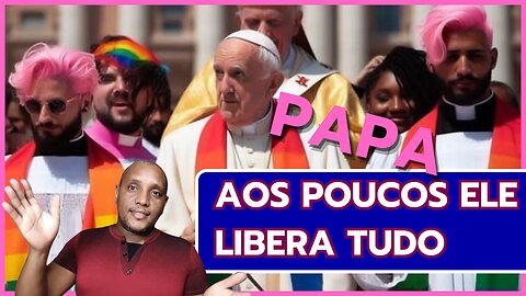 MUNDO EM CRISE E O PAPA COLORINDO TUDO