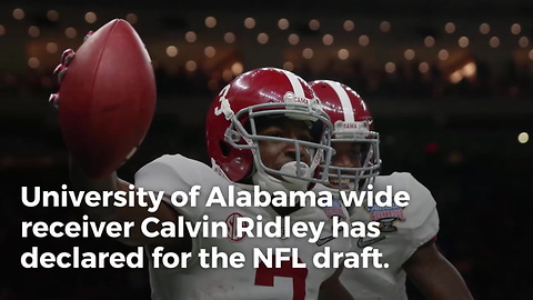 Elite Alabama WR Declares For NFL Draft