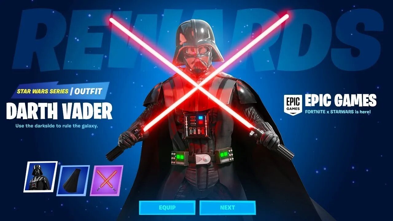 Fortnite x Star Wars Rewards! (Darth Vader)