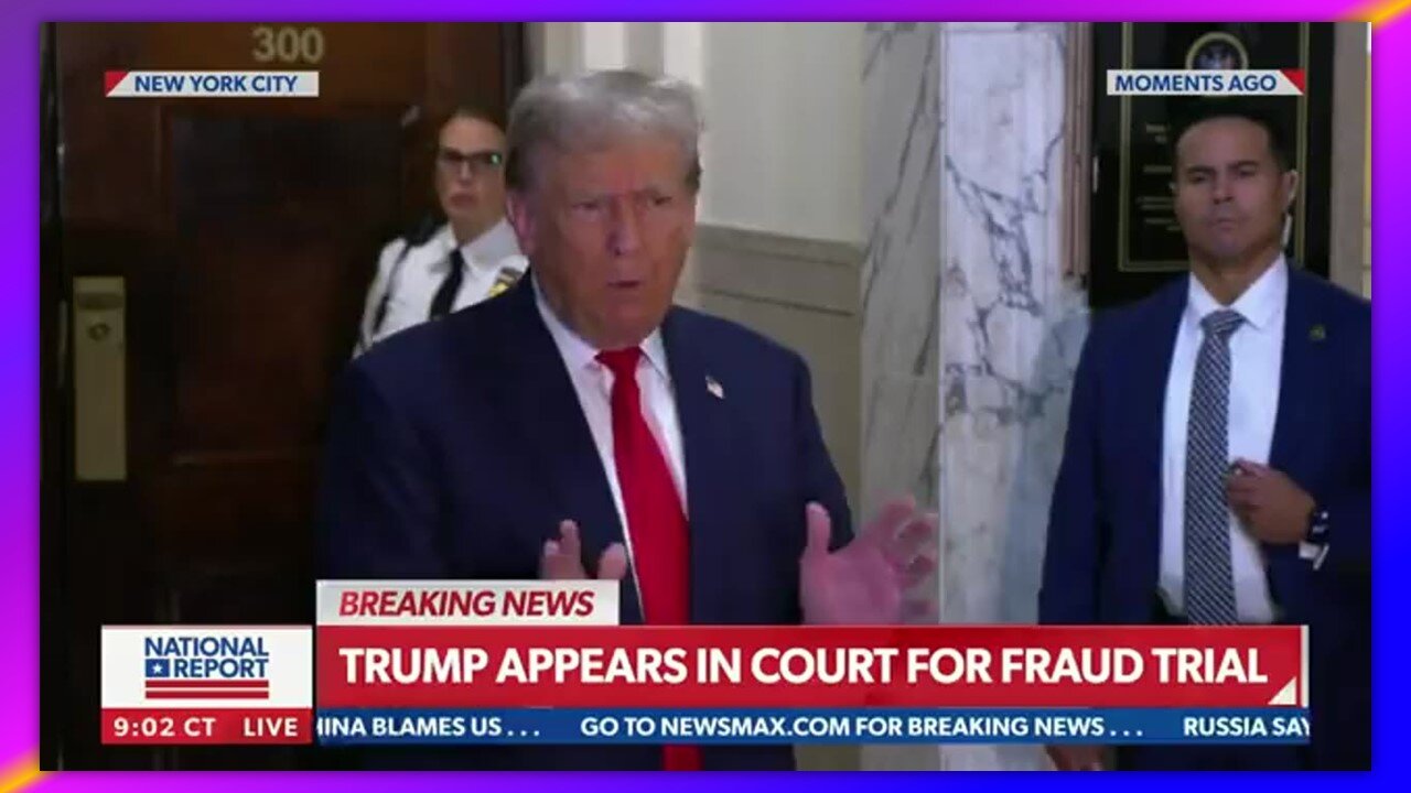 TRUMP IS ASKED IF HE’D BECOME HOUSE SPEAKER..."IF I CAN HELP, I WOULD DO IT"