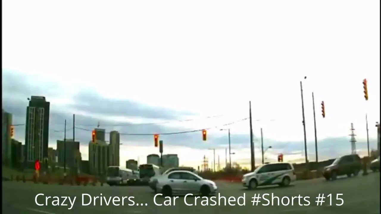 Crazy Drivers... Car Crashed #Shorts #15