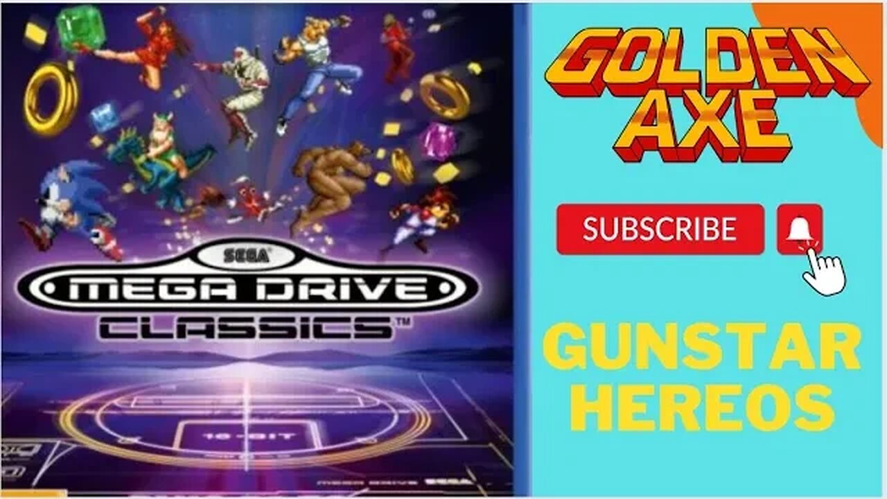 Sega Megadrive Collection: "GOLDEN AXE!" & "GUNSTAR HEROES!" #PS4share #RetroGames