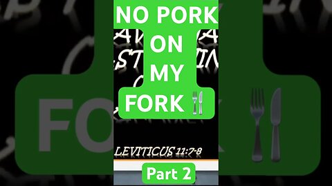 No Pork on My Fork 🍴