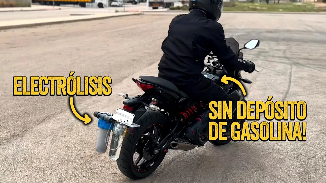 EXPERIMENTO! MOTO que Funciona CON AGUA - Revolución energética