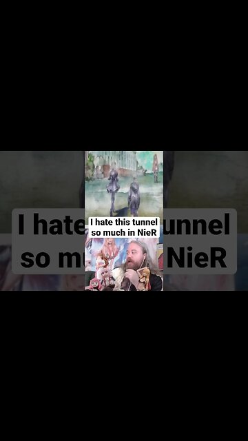 I have PTSD from this F* TUNNEL Nier automata anime episode 9 reaction #anime #gaming #nier #shorts