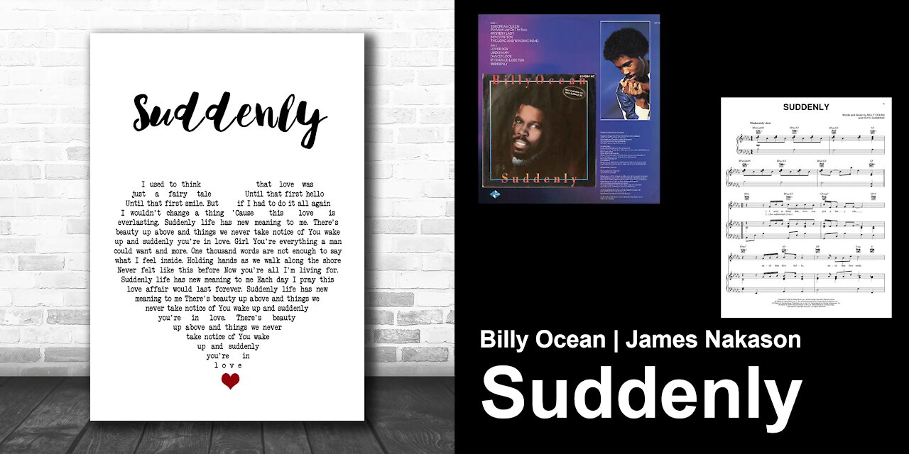 James Nakason - Suddenly (Cover Song | Billy Ocean)