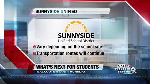 How Southern Arizona school districts are planning for the walkout