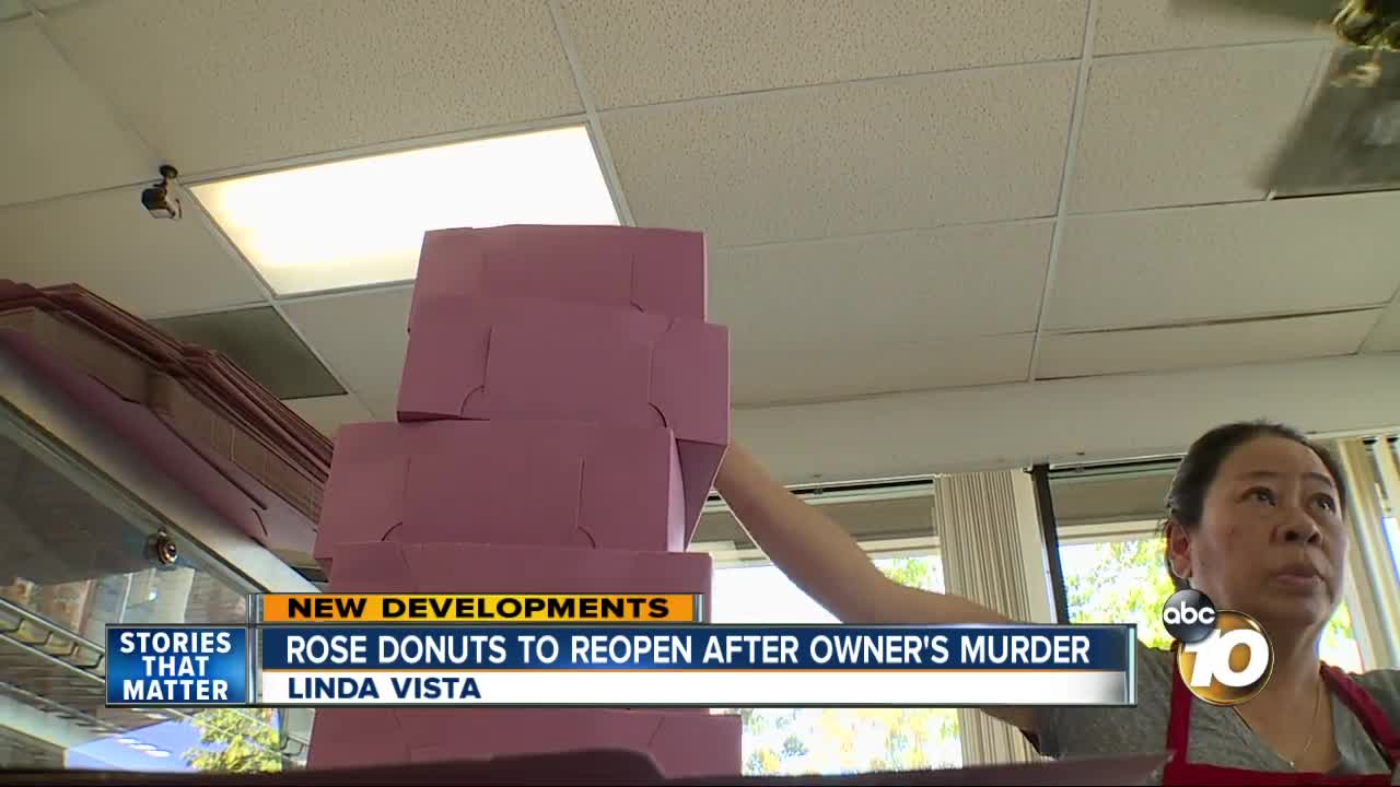 Rose Donuts in Linda Vista to reopen after owner's murder