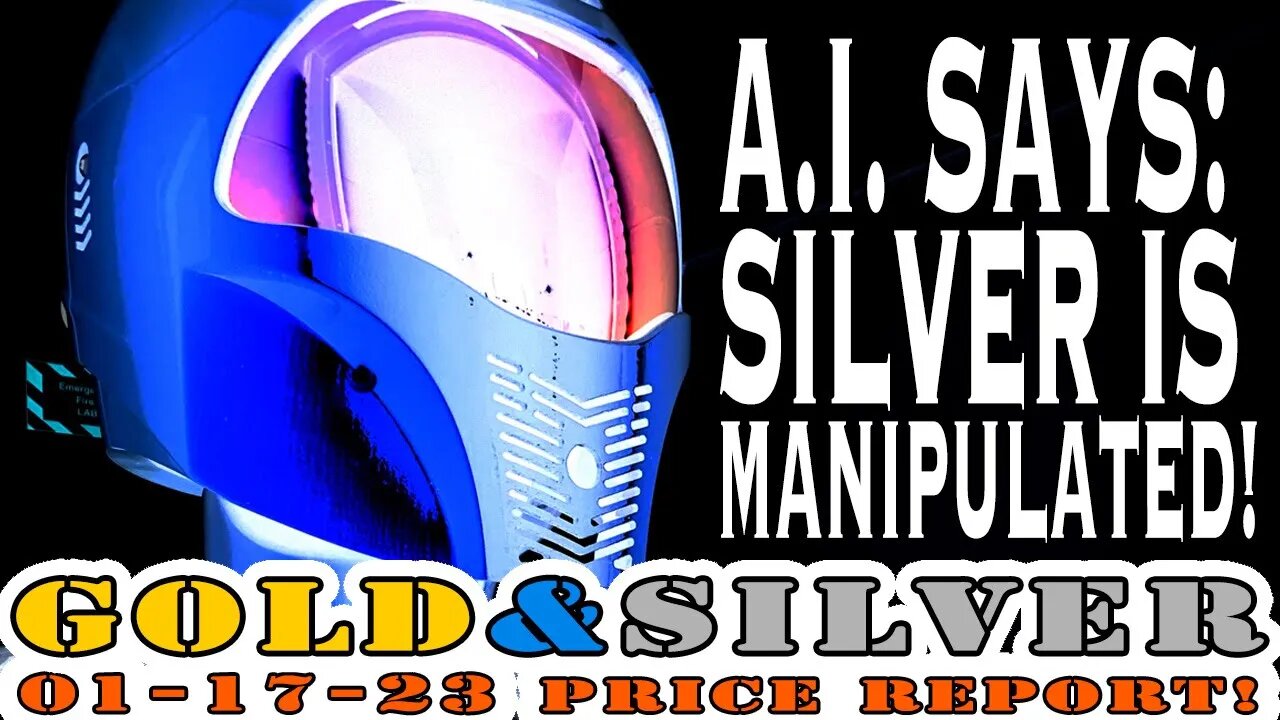 A.I. Says "Silver Is Manipulated" 01/17/23 Gold & Silver Price Report #silver #gold #silverprice