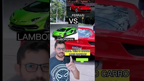 Ferrari ou lamborghini,qual mais veloz? #viral #shorts