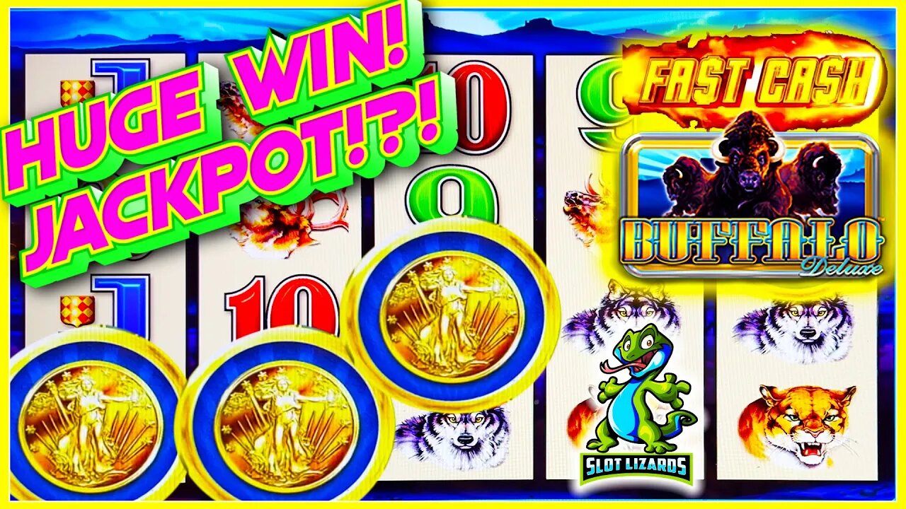 J PREDICTS A JACKPOT!?! MAXIMUM EFFORT BIG WIN! Buffalo Deluxe Fast Cash Slot!