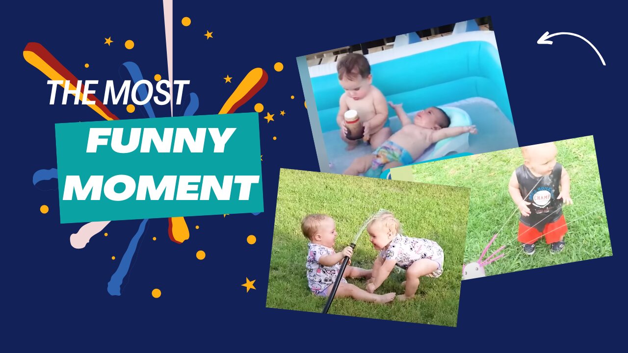 Funny Babies Playing With Water || Baby Outdoor Videos