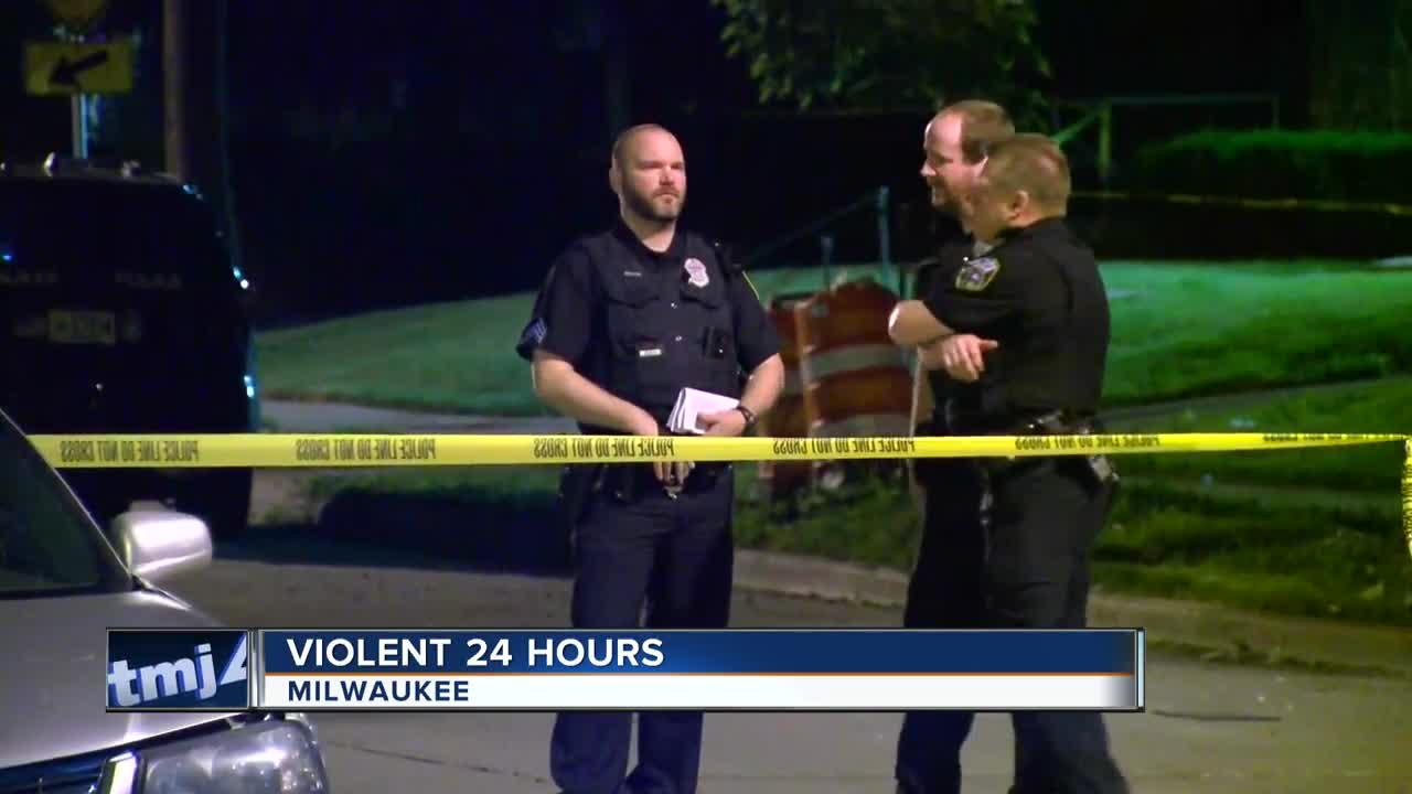 Four people were killed in Milwaukee in 24 hours