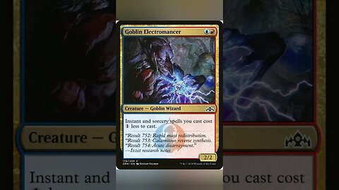 Izzet (Blue Red) Magic the Gathering cards for Cube #mtg #MagicTheGathering #mtgcube #shorts #izzet