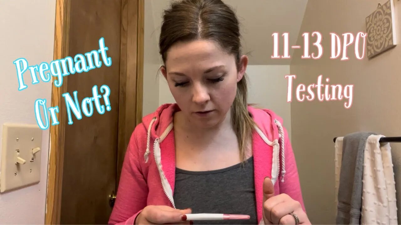 LIVE PREGNANCY TEST| 11-13 DPO| UNPLANNED| PREGNANT OR NOT?