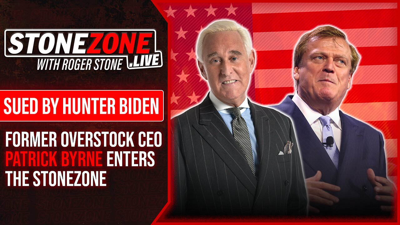 SUED BY HUNTER BIDEN! Former Overstock CEO Patrick Byrne Joins Roger Stone in The StoneZONE