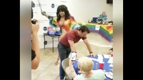 California Democrat Mayor Konstantine Anthony Spanked by Drag Queen
