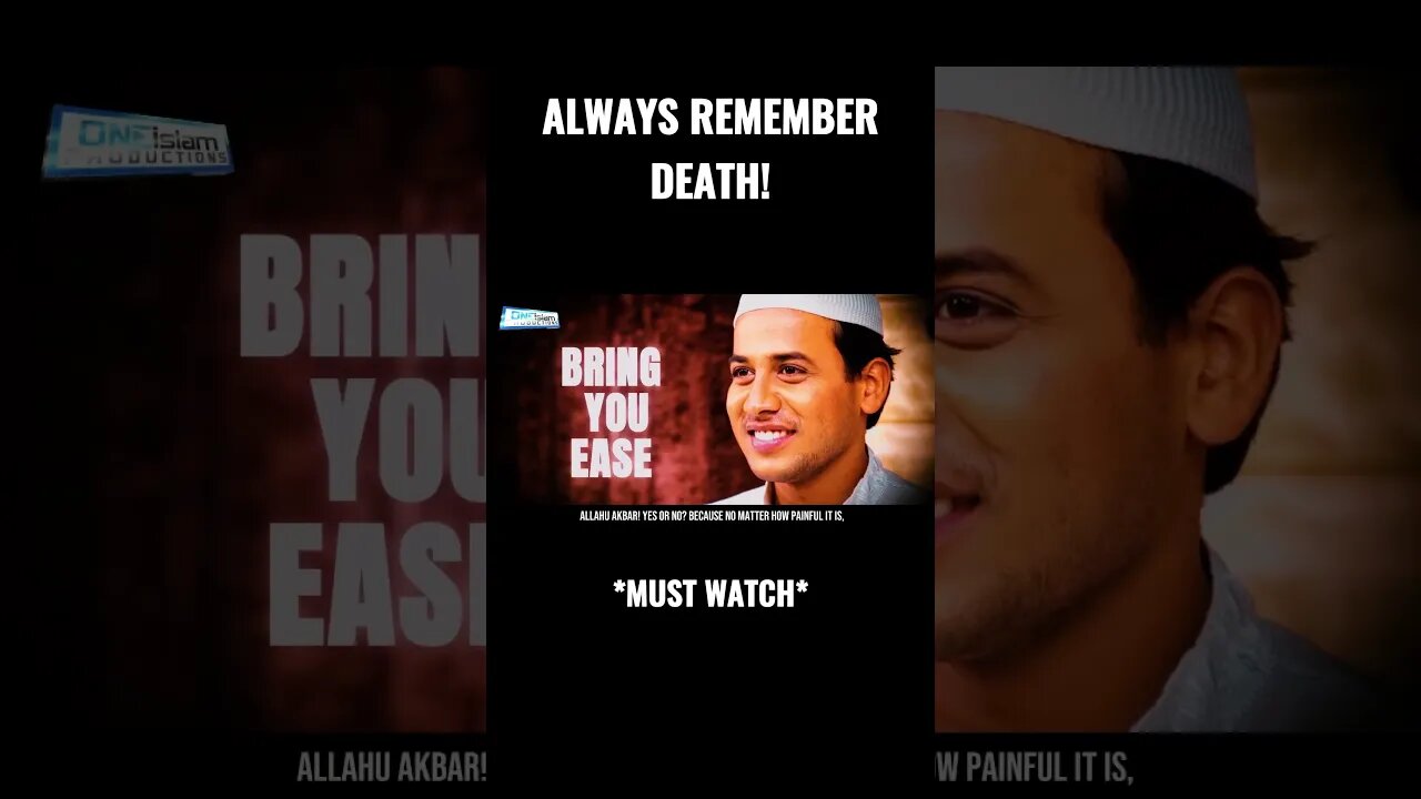 ALWAYS REMEMBER DEATH #islamicreminder #islamicshorts #islamicvideo