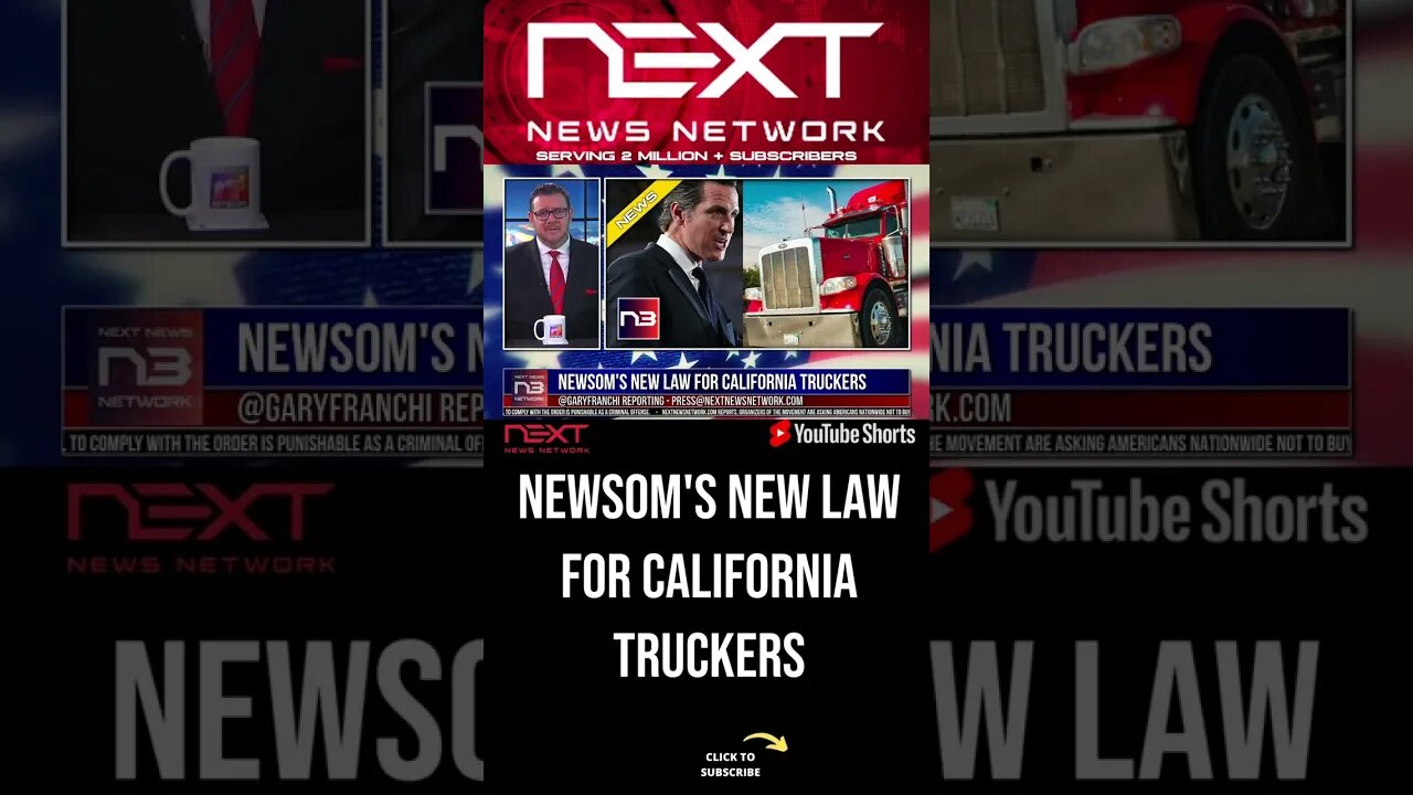 Newsom's New Law for California Truckers #shorts