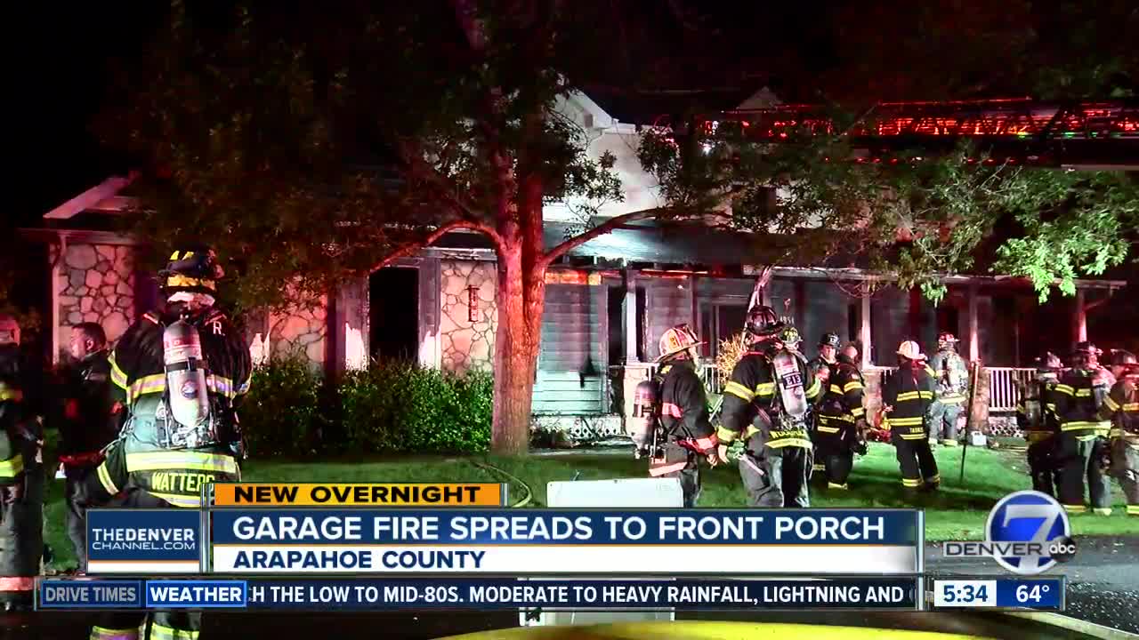 No injuries reported in Arapahoe County house fire early Monday