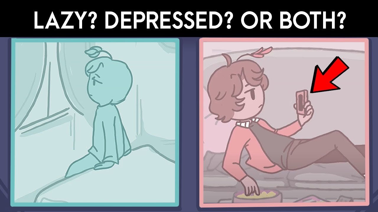 Depression VS Laziness - What's The Difference? : Interesting Facts