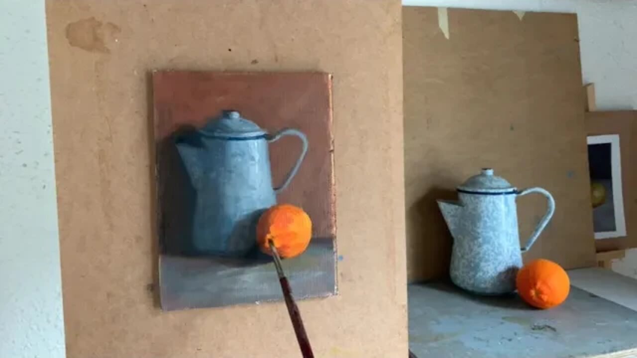 Orange & Kettle DEMO Part 3: focal area, edges & foreground