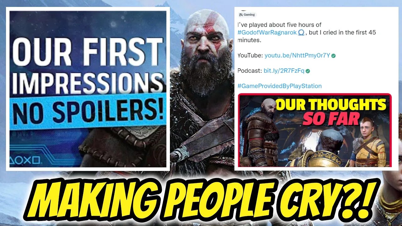 God Of War Ragnarok's Opening Is Making People Cry?! - Why??