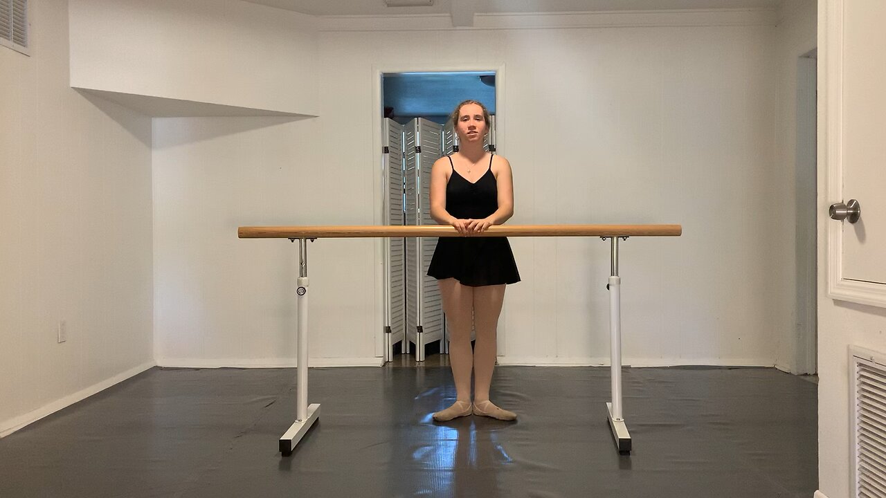 Ballet class combination 3 Battement Tendu Demi-Plie first position