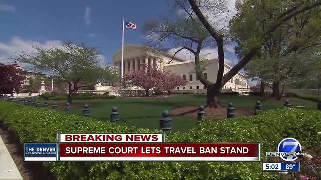 Supreme Court Justices allow Trump administration ban on most refugees