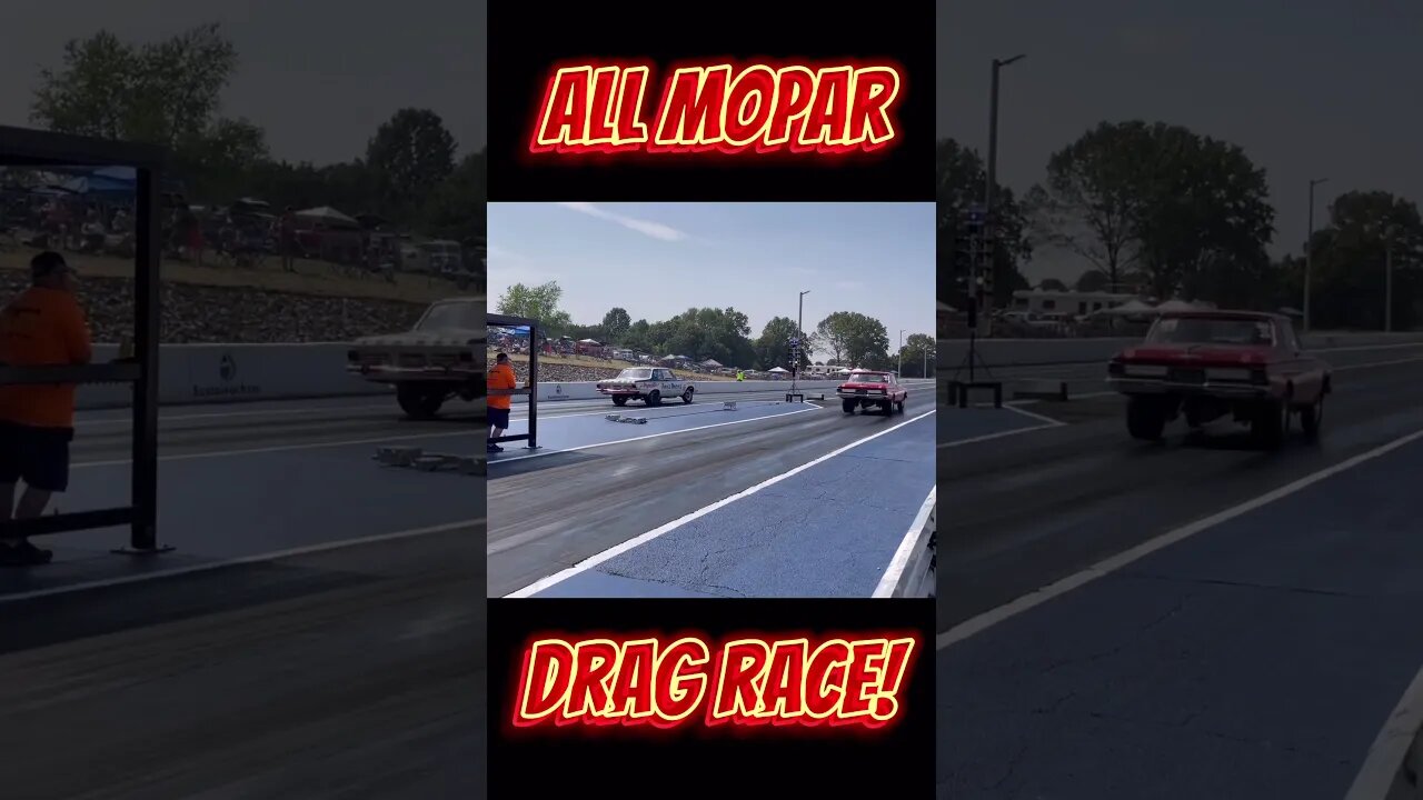 All Mopar Drag Race! #shorts