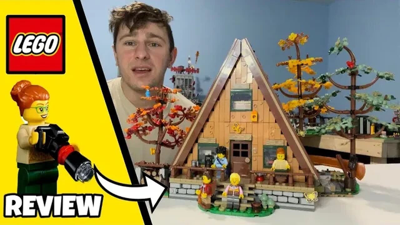 LEGO A Frame Cabin Review & Placing Into LEGO City