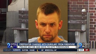 Police: Firefighter on leave arrested after stealing chainsaw from firehouse