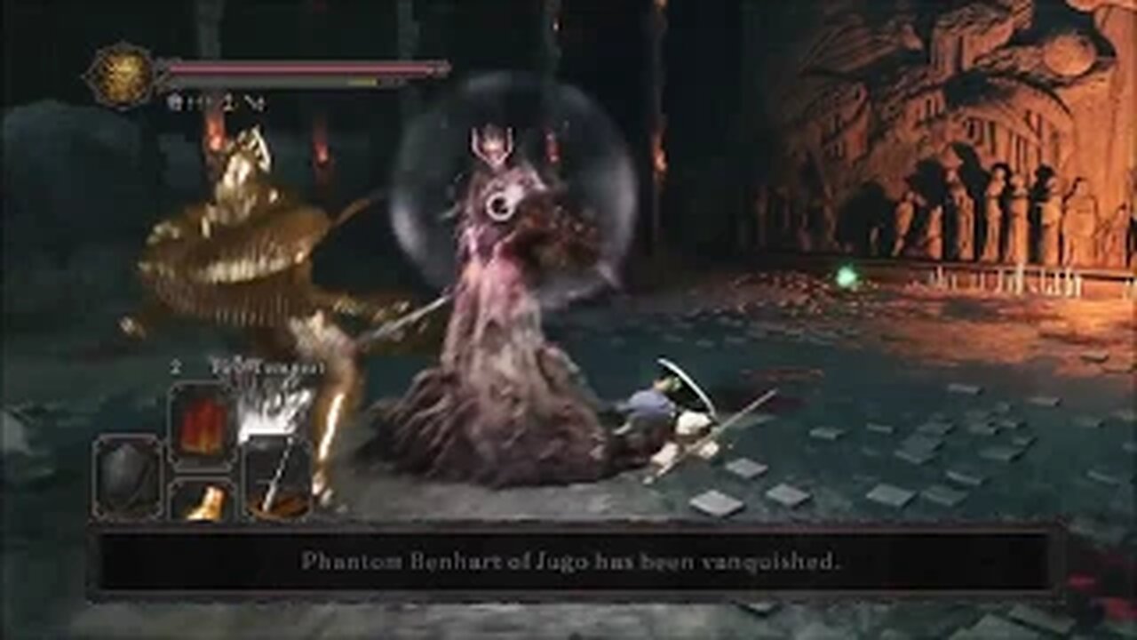 Dark Souls 2: Squalid Queen Elana fight set to "Fantod" by Los Vampiros