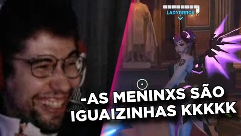 ASSIM COMO NO LOL, EU TAMBÉM CAÇO AS MENINXS NO OVERWATCH