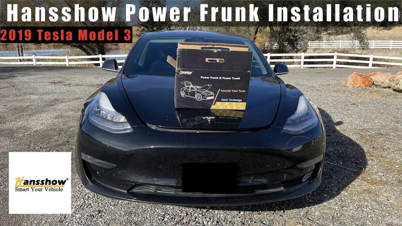 Model 3 Tesla(2019) Hansshow Frunk Step by Step Tutorial - DIY