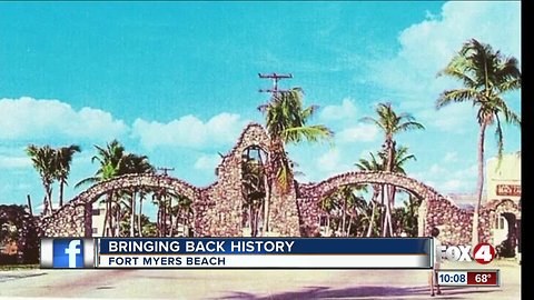 Volunteers dig up a lost landmark on Fort Myers Beach