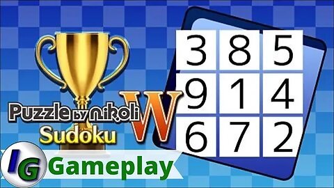 Puzzle by Nikoli W Sudoku Gameplay on Xbox