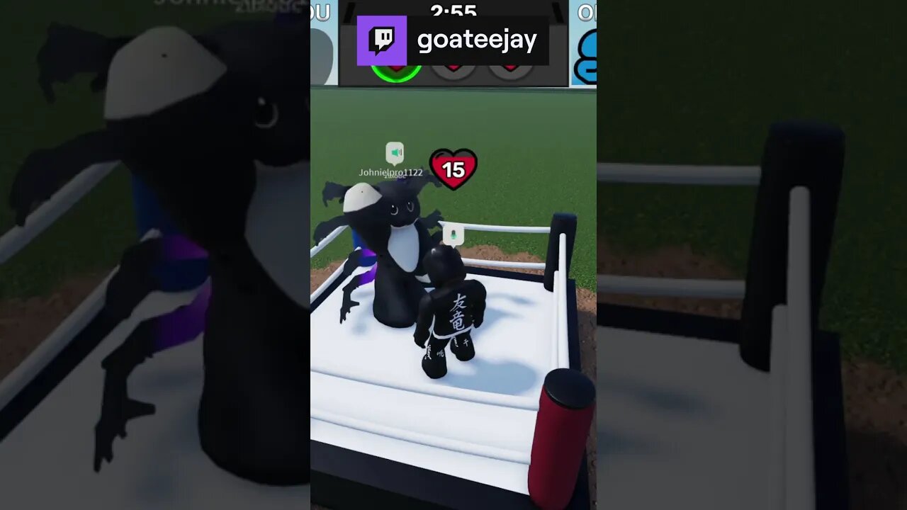 FURRY GOES THATS WAY Roblox shadow boxing | goateejay on #Twitch #roblox #shadowboxing #twitch