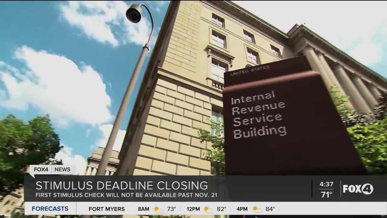 IRS Stimulus deadline closing