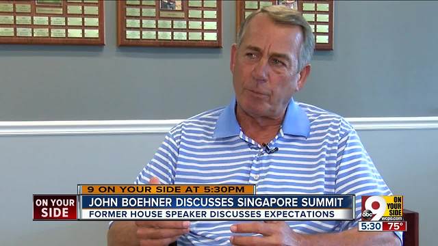 John Boehner discusses Singapore summit