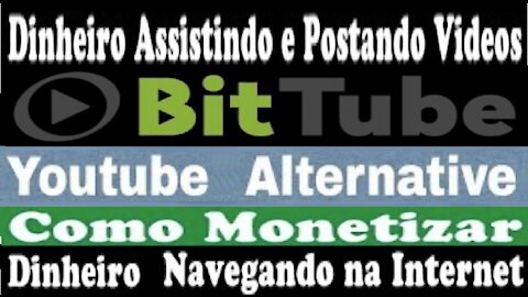 [ Tutorial BitTube.TV ] Como Ganhar Dinheiro Postando Videos, Navegando e Assistindo | | Home Office