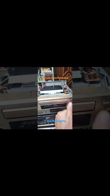 Aparelho ressuscitado, troca de correias, Inkel Tape Deck DS-878