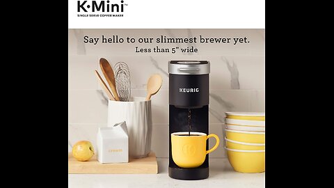 Keurig K-Mini Single Serve Coffee Maker - Unlock the Magic of Mornings