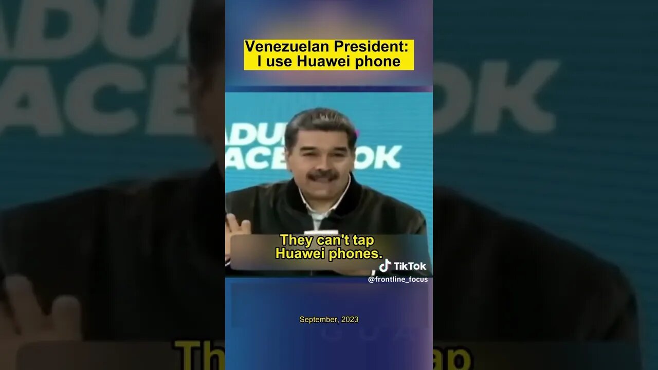 How #Venezuela #Maduro Congratulates #China #Huawei #Phone #security #technology #tech