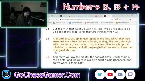 Numbers 12 13 and 14 King James Version KJV 3 1 2022