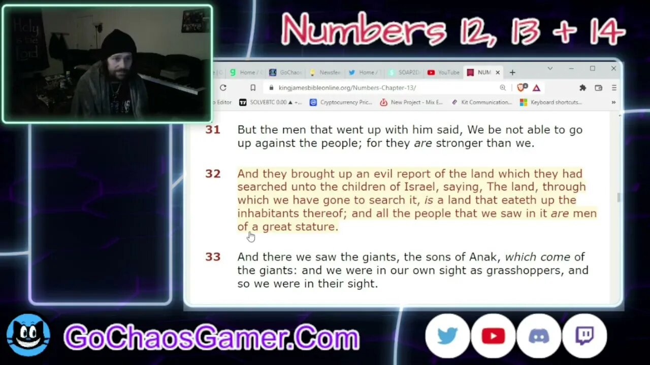 Numbers 12 13 and 14 King James Version KJV 3 1 2022